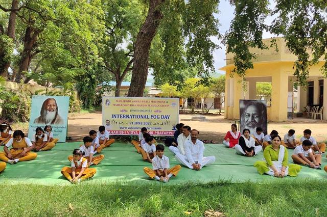 MVM  Pratappur celebrates International Yoga day- 2022