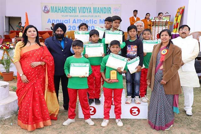 The Annual sports festival was organized on 19.01.2020 at Maharishi Vidya Mandir, Vijay Nagar Jabalpur. 