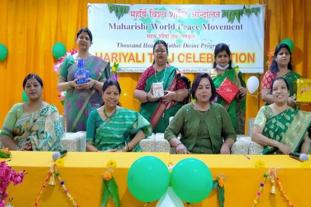Maharishi World Peace Movement celebrated Hariyali Teej 2021